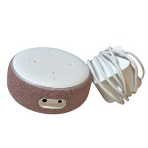 Pink Amazon Alexa Smart Home Echo Dot Device